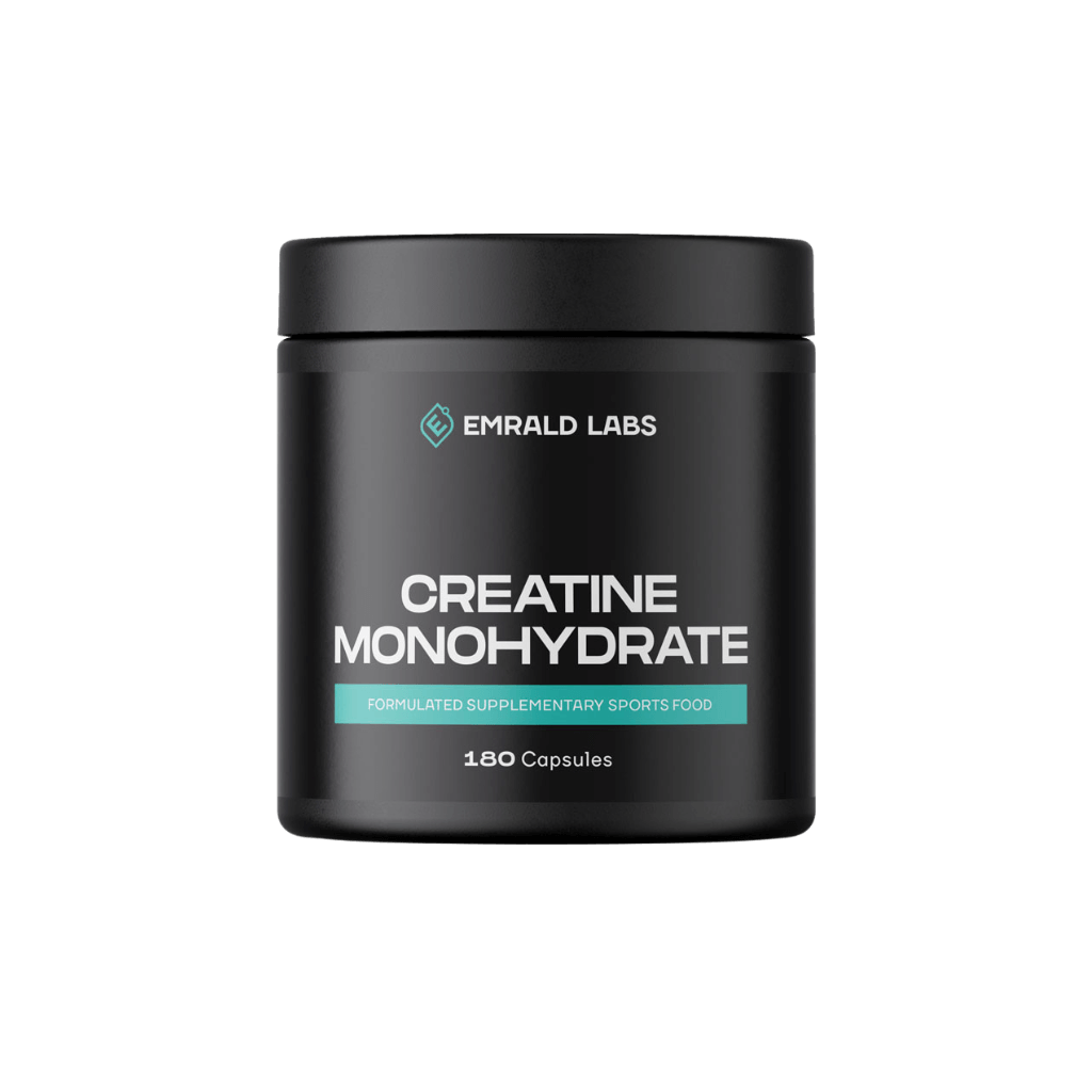 Creatine Monohydrate Capsules Emrald Labs Creatine monohydrate supplements 180 Capsules