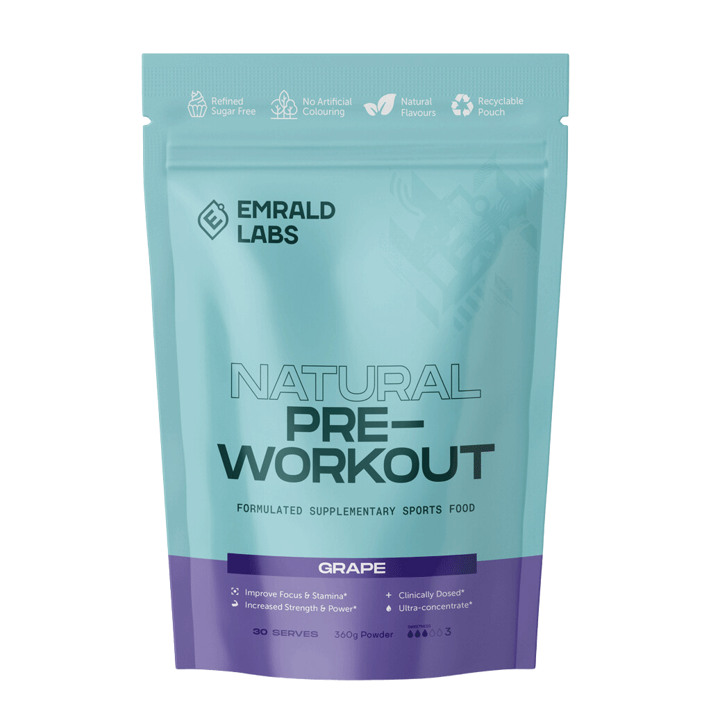 Natural Pre Workout Emrald Labs Low stim pre workout