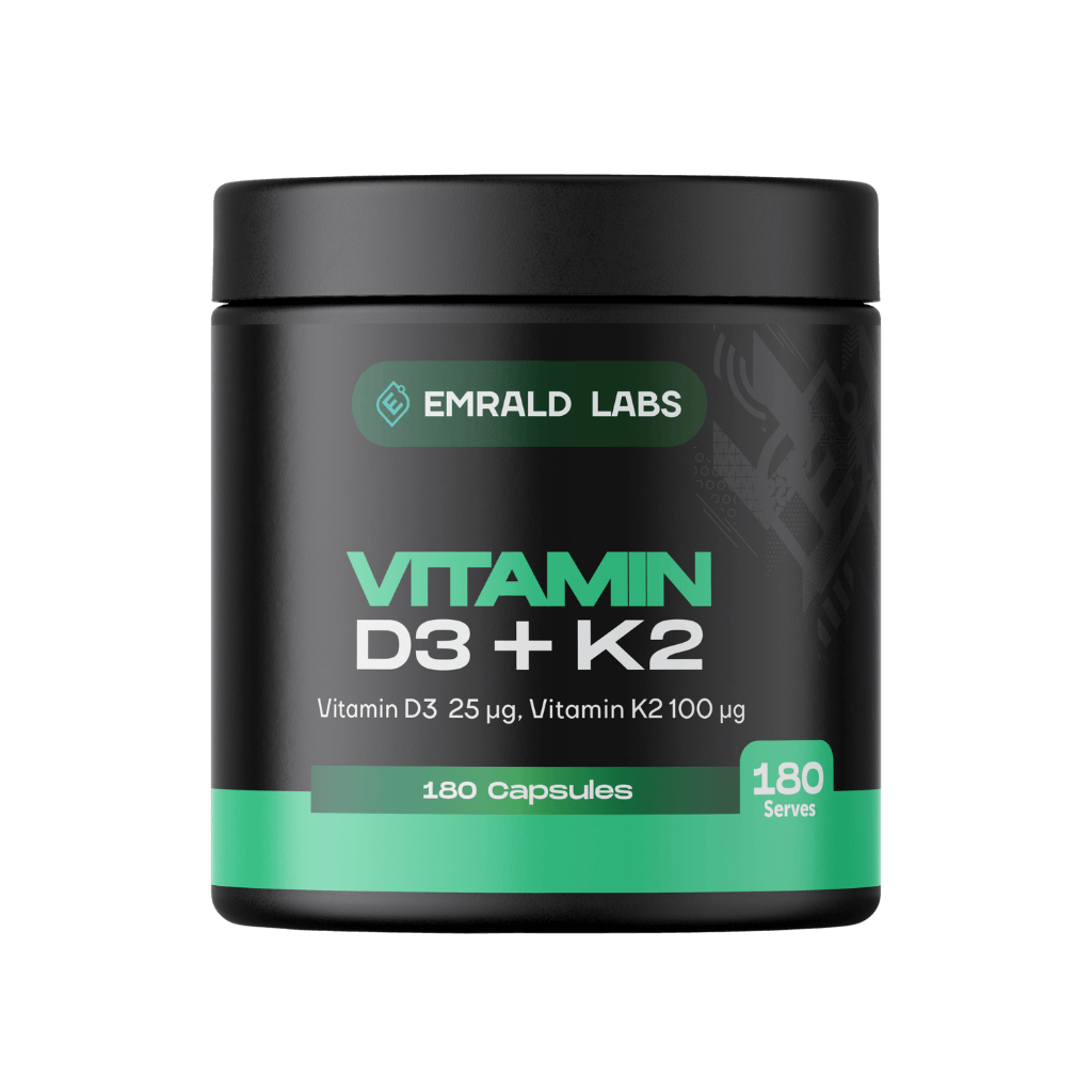 Vitamin D3 + K2 Capsules Emrald Labs Vitamins and minerals supplements