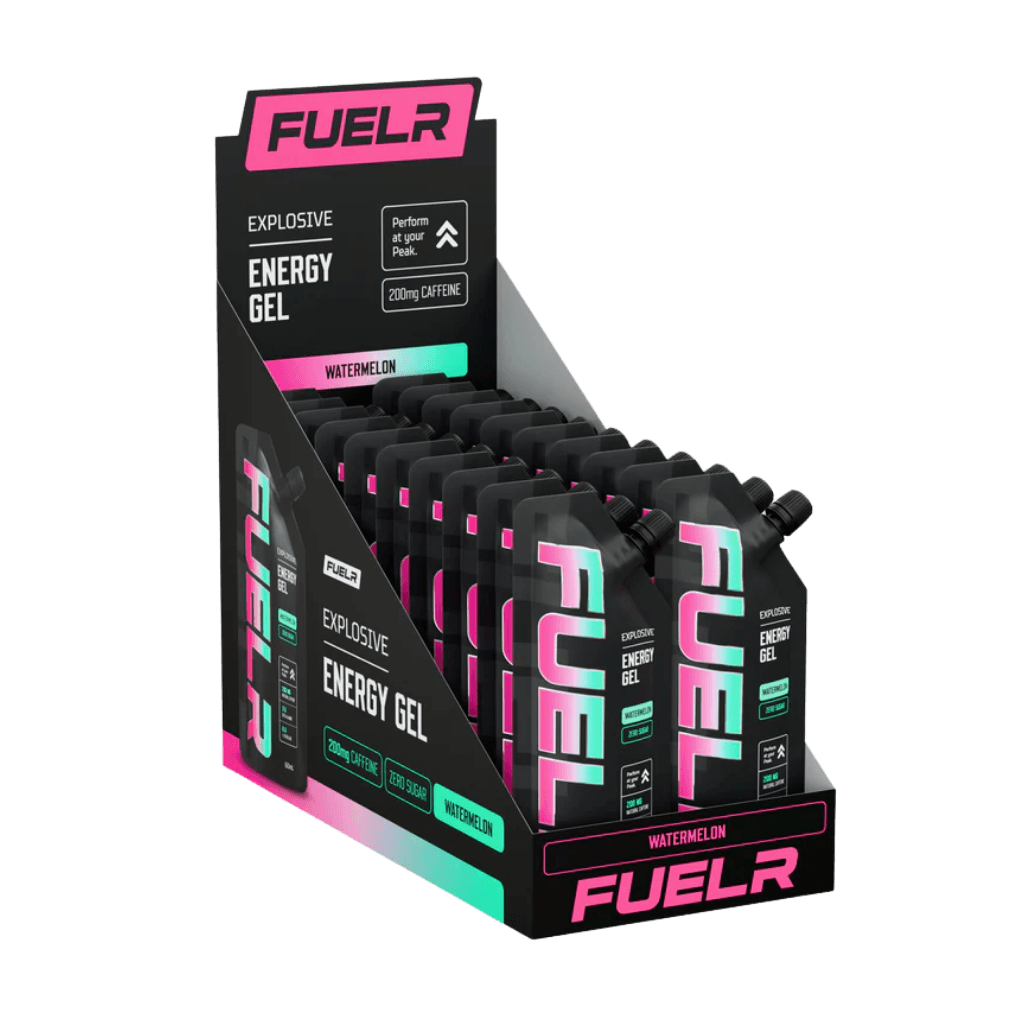 Fuelr Caffeinated Energy Gel Fuelr Energy gels 20 Pack Watermelon