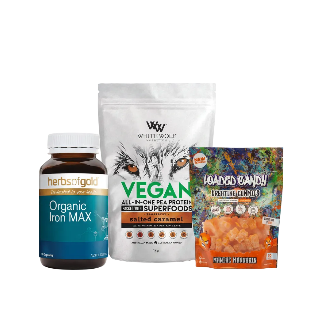 Bundle Hero - White Wolf Vegan HOG Iron Max Loaded Candy