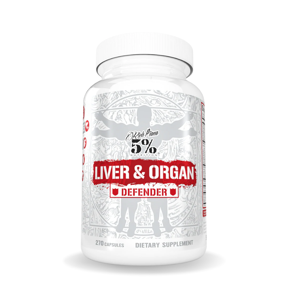 Liver and Organ Defender Rich Piana 5% Nutrition Liver support supplements
