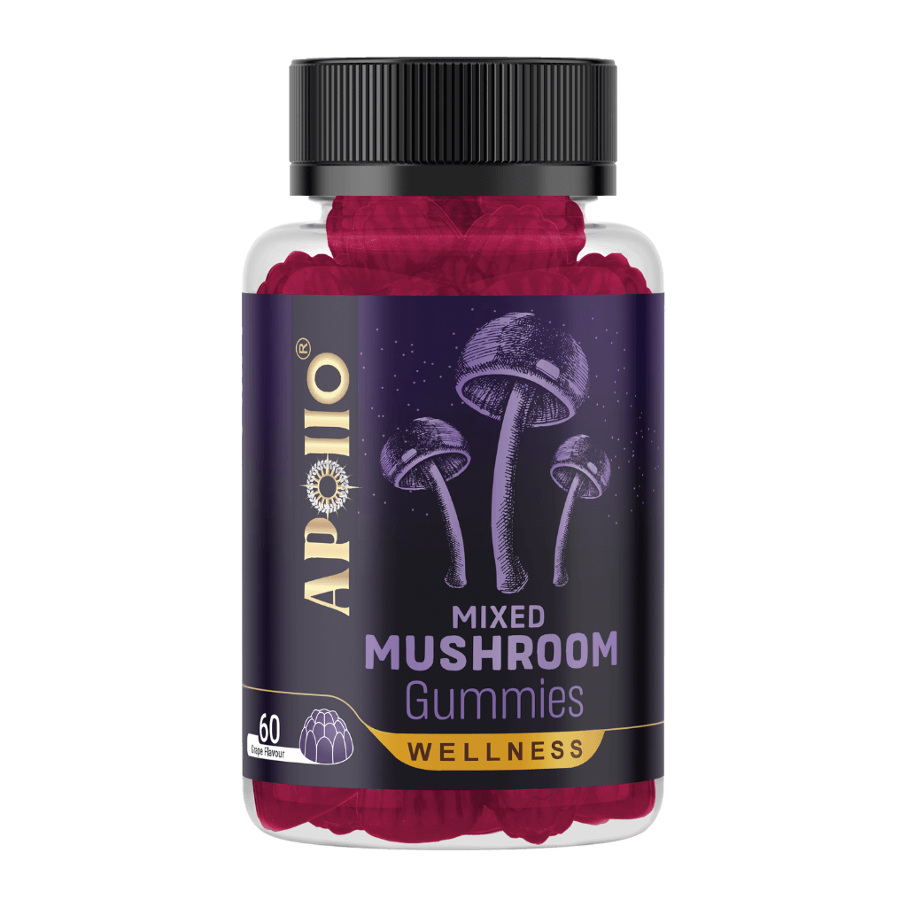 Mixed Mushroom Gummies Apollo Nutraceuticals Health vitamin gummies