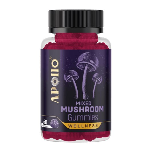 Mixed Mushroom Gummies Apollo Nutraceuticals Health vitamin gummies