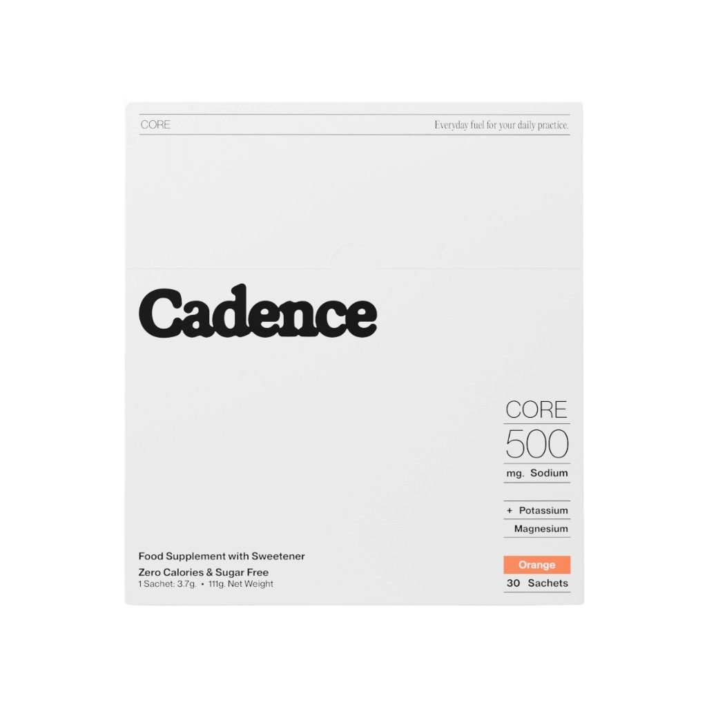 Core 500 Hydration & Core 500 Hydration Cadence Electrolyte supplements 30 Serves Orange