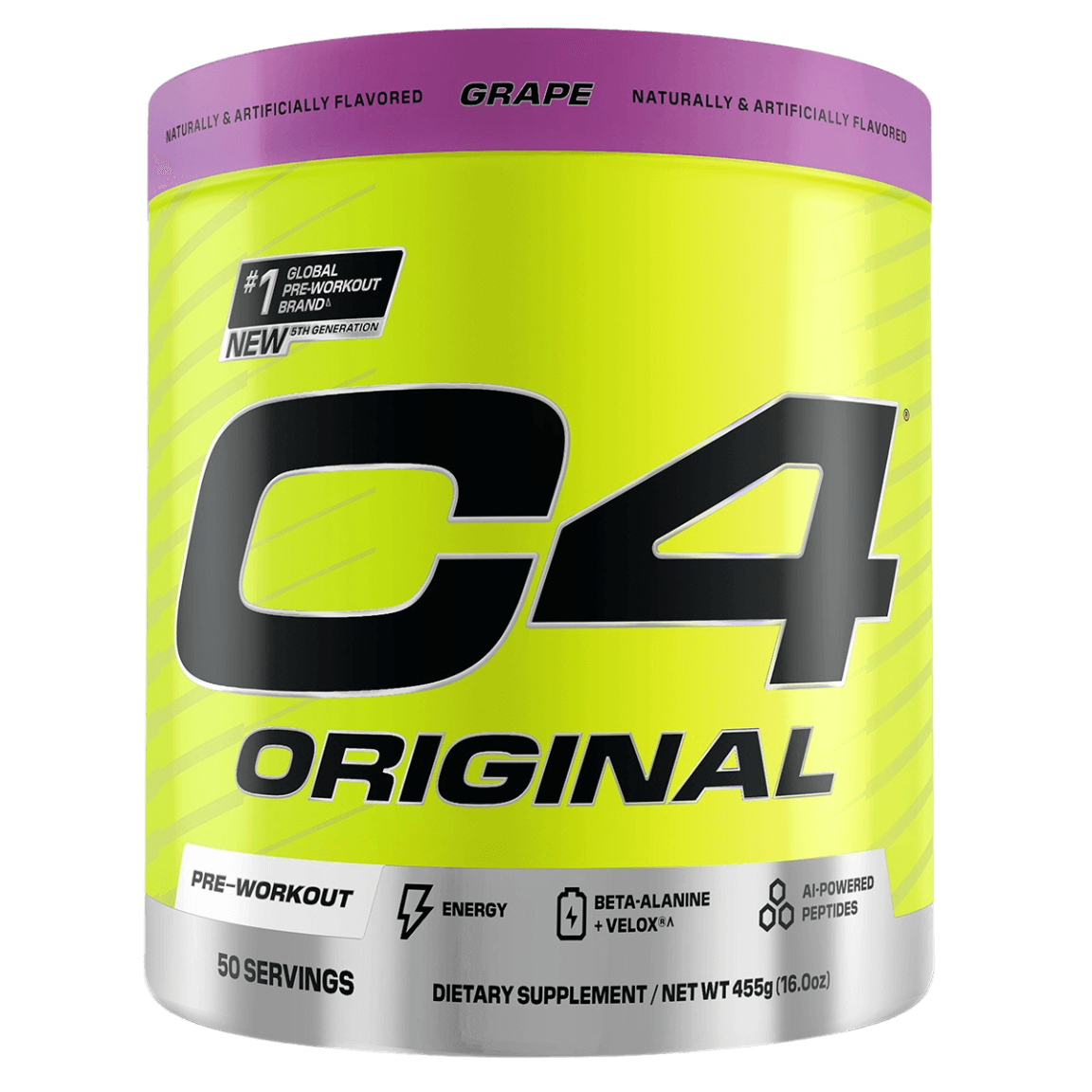 C4 Original (3) & C4 Original Cellucor Low stim pre workout 50 Serves Grape