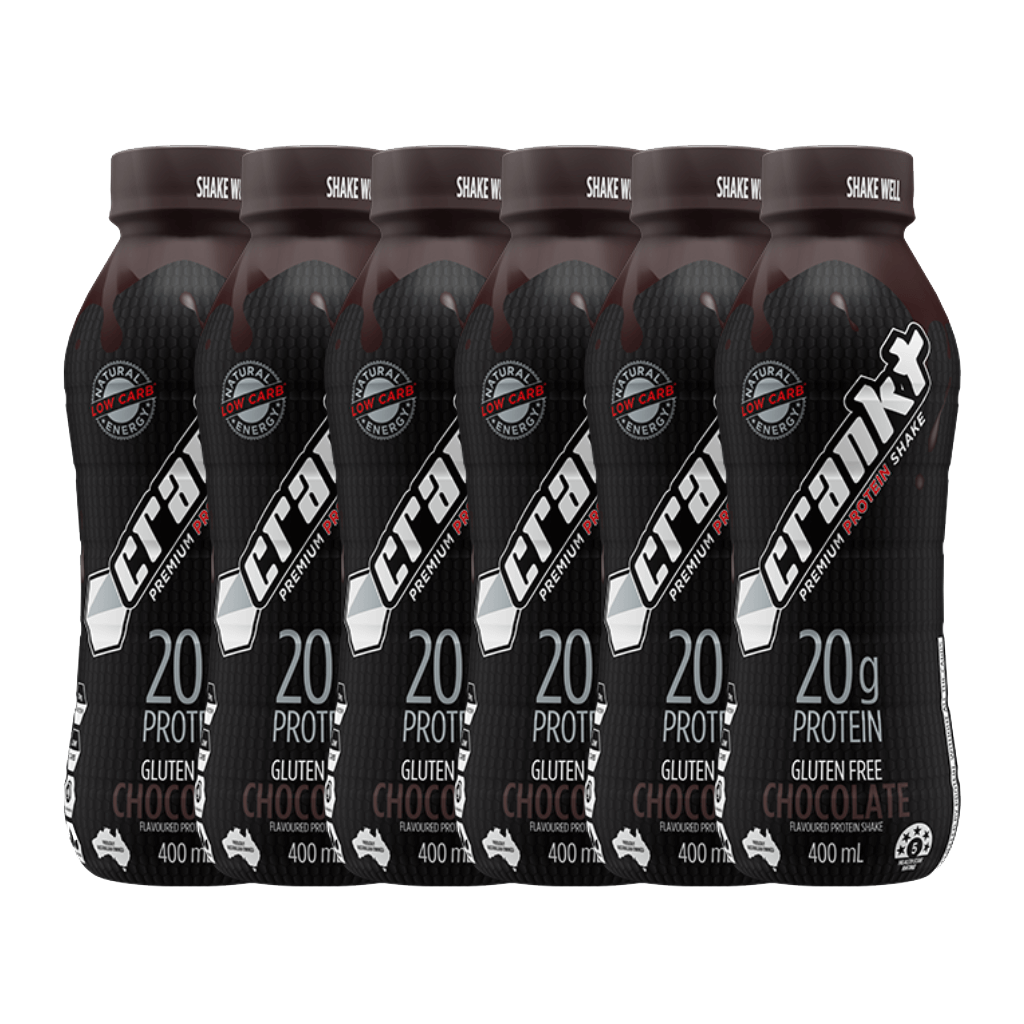 Crankt Protein Shake & Crankt Protein Shake Crankt Drinks ready to drink Box of 6 - 400ml Chocolate