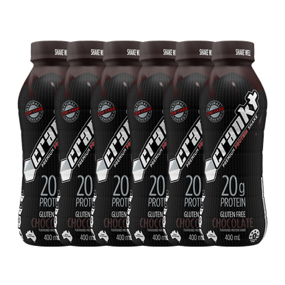Crankt Protein Shake & Crankt Protein Shake Crankt Drinks ready to drink Box of 6 - 400ml Chocolate