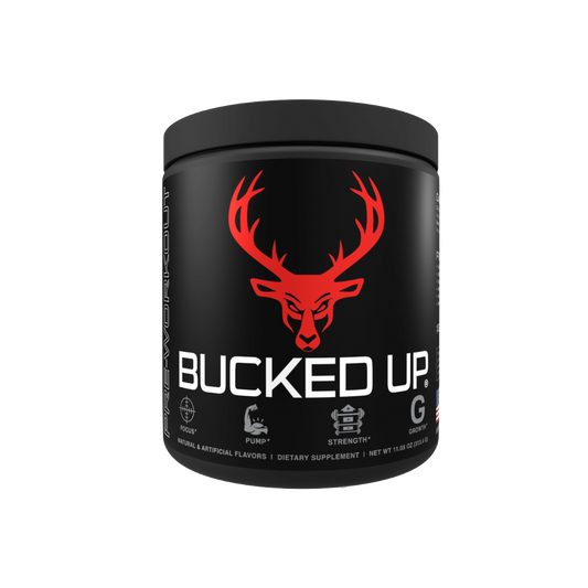 Bucked Up Das Labs Medium stimulant pre workout powder