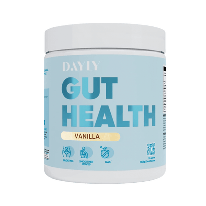 Gut Health & Gut Health Dayly Immune system vitamins 24 Serves Vanilla