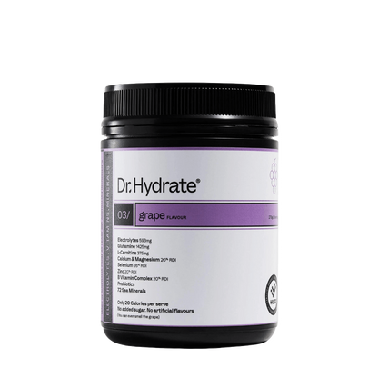 Dr. Hydrate (8) & Dr. Hydrate Dr. Hydrate Electrolyte supplements 30 Serves Grape