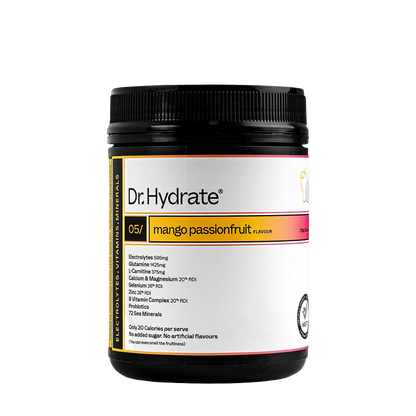 Dr. Hydrate (4) & Dr. Hydrate Dr. Hydrate Electrolyte supplements 30 Serves Mango Passionfruit