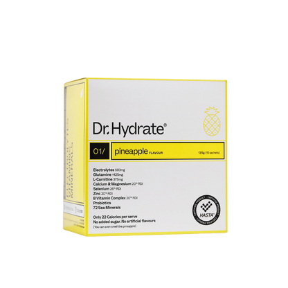Dr. Hydrate & Dr. Hydrate Dr. Hydrate Electrolyte supplements 15 Serves Pineapple