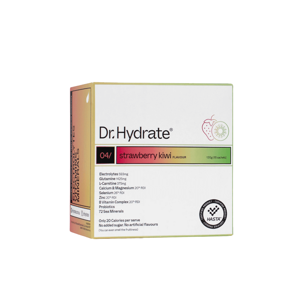 Dr. Hydrate (1) & Dr. Hydrate Dr. Hydrate Electrolyte supplements 15 Serves Strawberry Kiwi