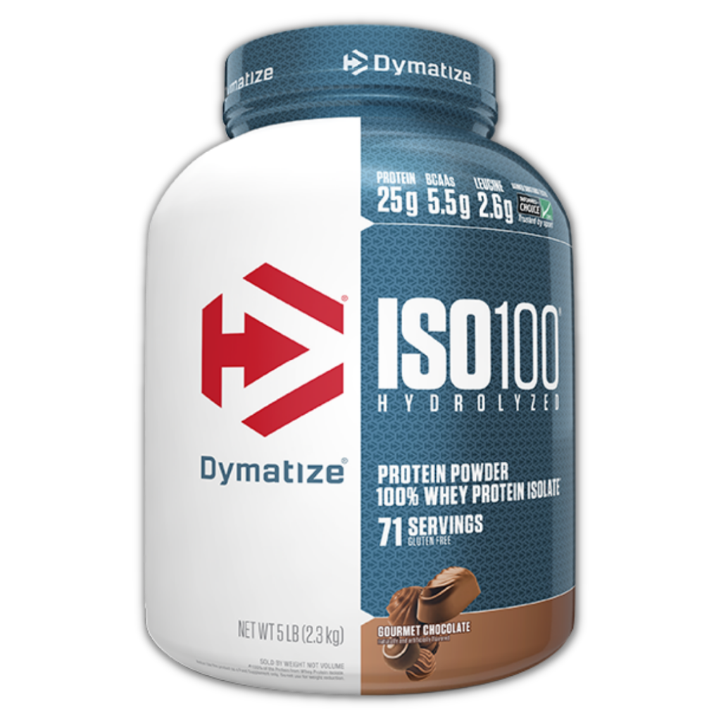 ISO-100 (2) & ISO-100 Dymatize Whey protein isolate 71 Serves Gourmet Chocolate