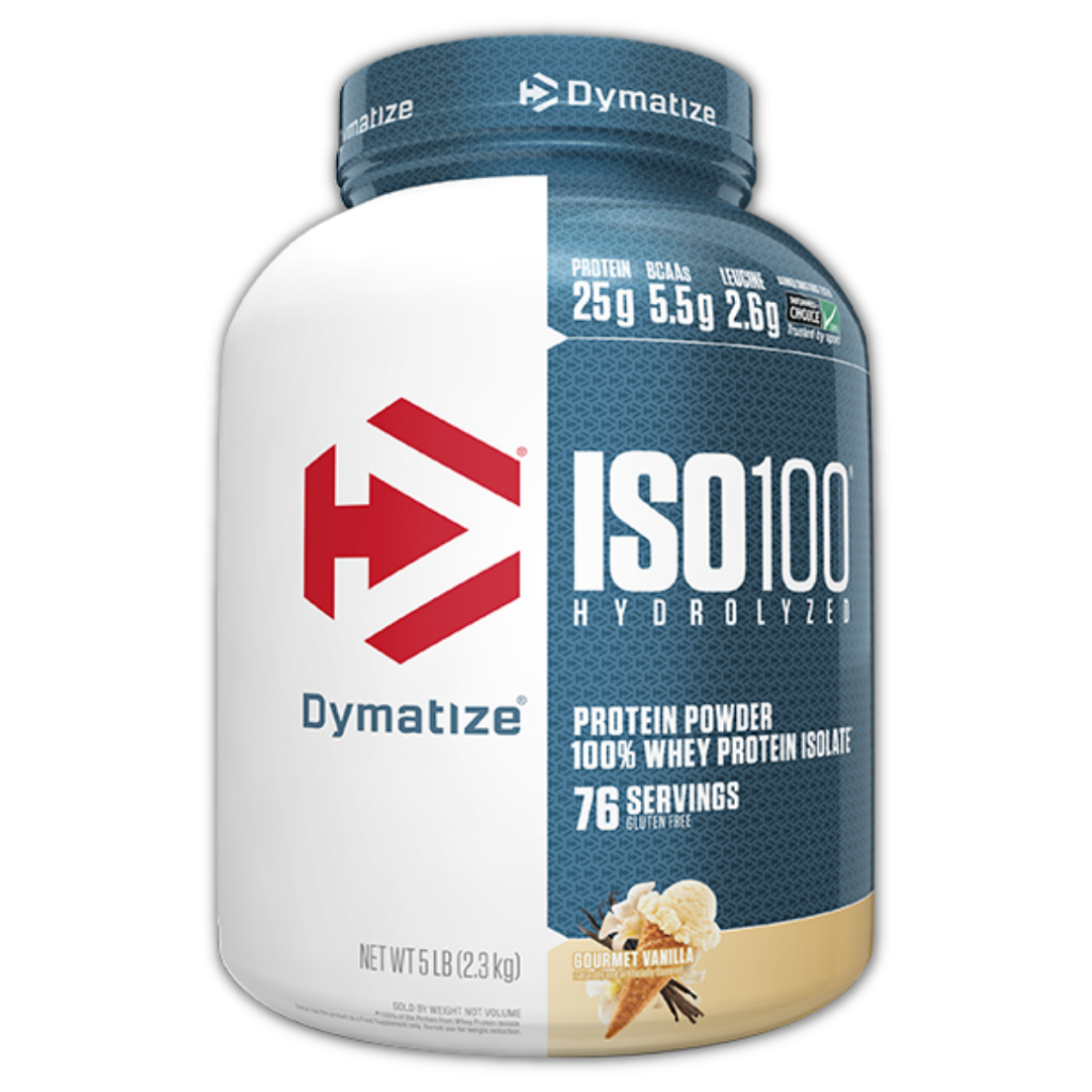 ISO-100 (3) & ISO-100 Dymatize Whey protein isolate 71 Serves Gourmet Vanilla