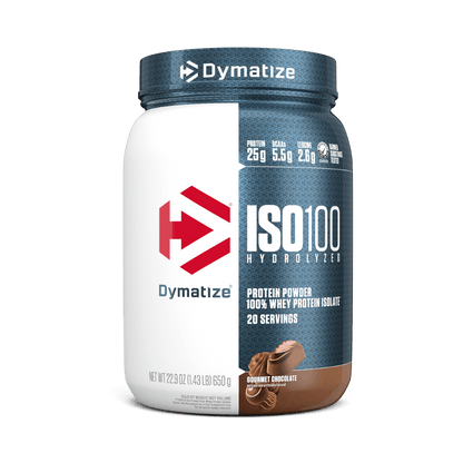 ISO-100 (7) & ISO-100 Dymatize Whey protein isolate 20 Serves Gourmet Chocolate
