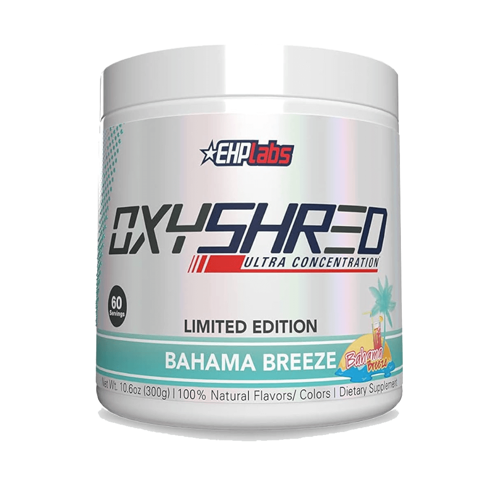 OxyShred (22) & OxyShred EHP Labs Fat burners supplements 60 Serves Bahama Breeze