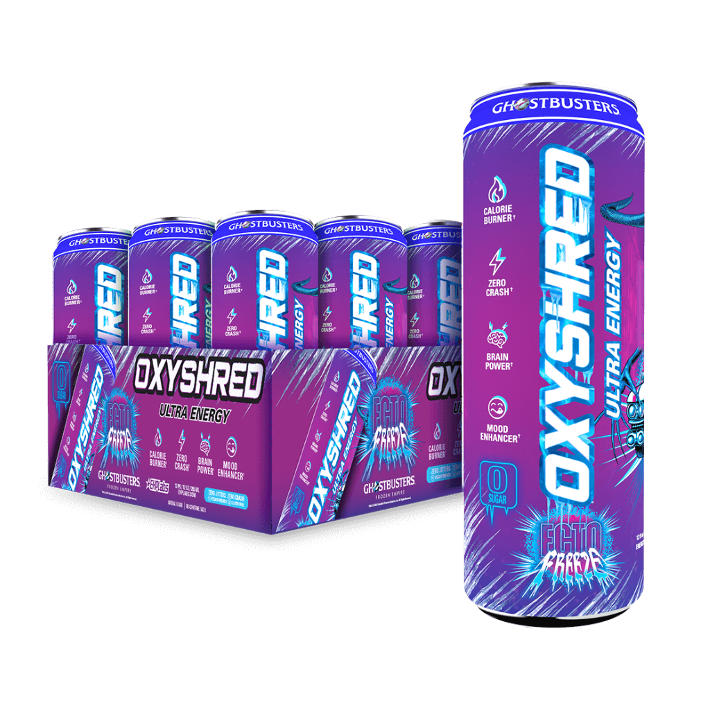OxyShred Ultra Energy RTD EHP Labs Drinks for pre workout 12 Pack (355ml Can) Ecto Antifreeze