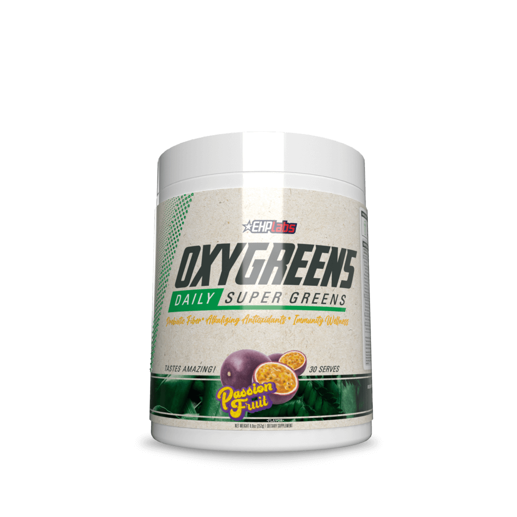 OxyGreens (4) & OxyGreens EHP Labs Greens supplements 30 Serves Passionfruit