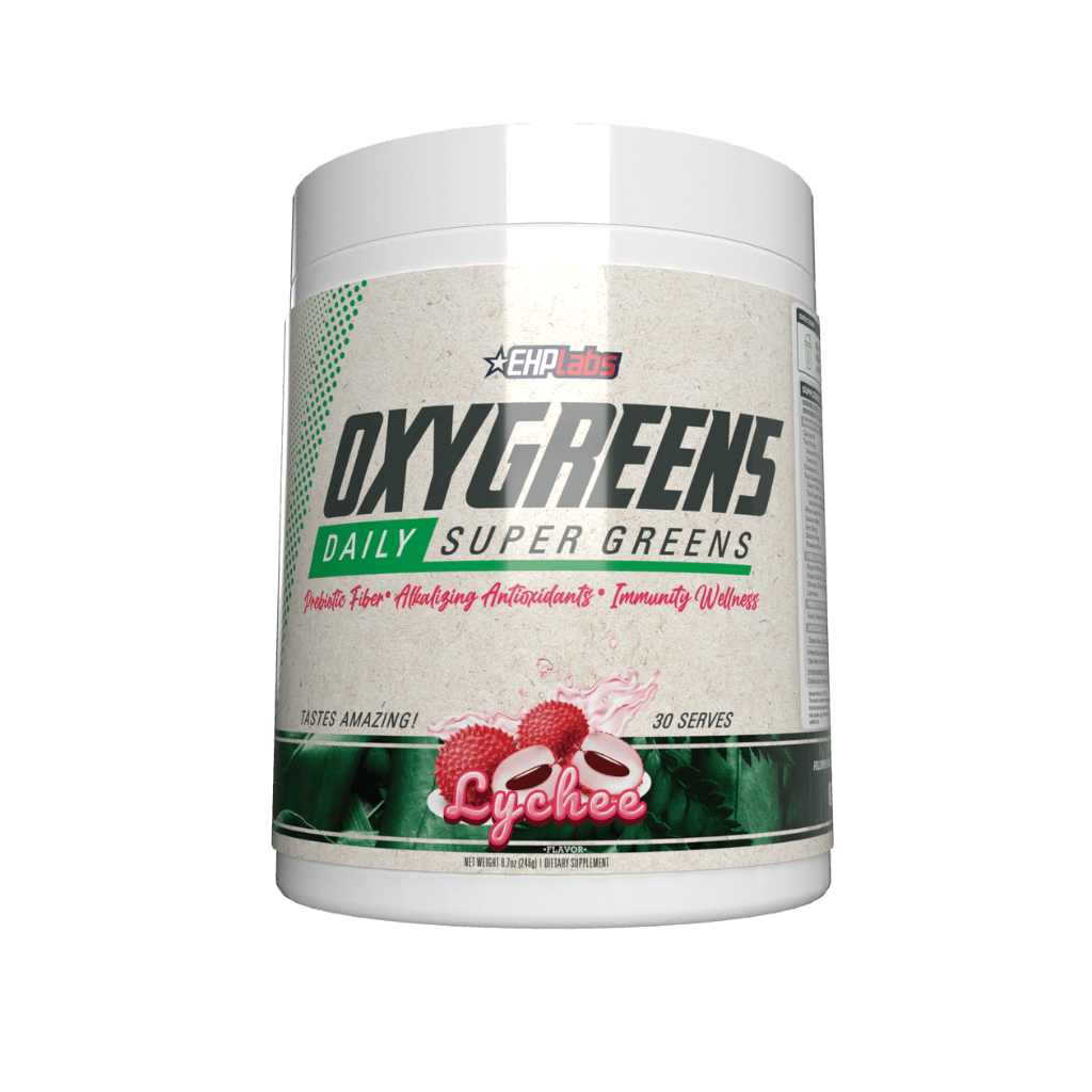 OxyGreens EHP Labs Greens supplements 30 Serves Lychee