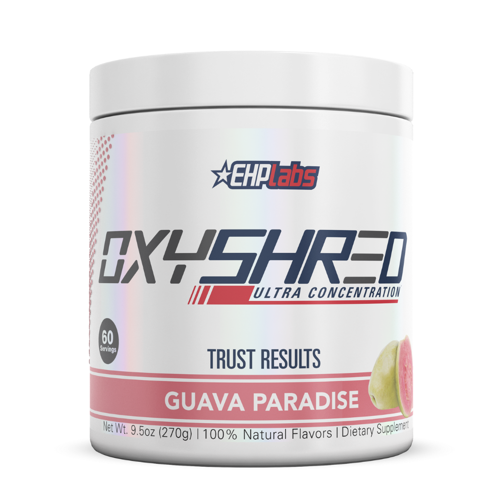 OxyShred (4) & OxyShred EHP Labs Fat burners supplements 60 Serves Guava