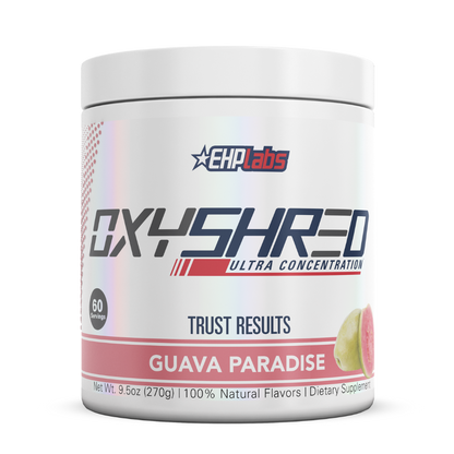 OxyShred (4) & OxyShred EHP Labs Fat burners supplements 60 Serves Guava