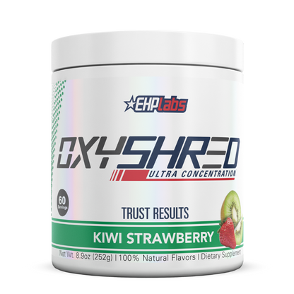 OxyShred (5) & OxyShred EHP Labs Fat burners supplements 60 Serves Kiwi Strawberry