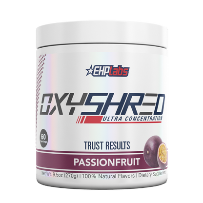 OxyShred (3) & OxyShred EHP Labs Fat burners supplements 60 Serves Passionfruit