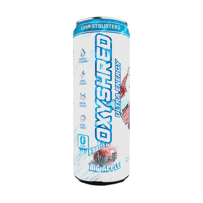 OxyShred Ultra Energy RTD EHP Labs Drinks for pre workout 12 Pack (355ml Can) Frosty Big Apple