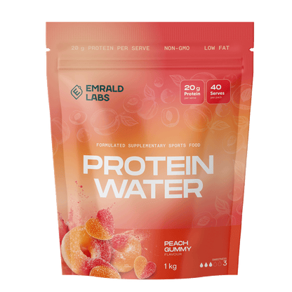 Protein Water (3) & Protein Water Emrald Labs Protein water 1kg Peach Gummy