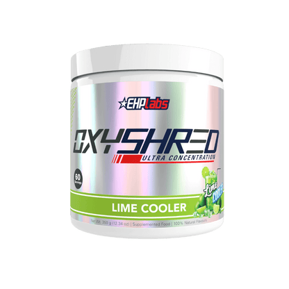 OxyShred (23) & OxyShred EHP Labs Fat burners supplements 60 Serves Lime Cooler