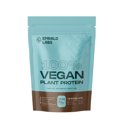 100% Vegan Protein Emrald Labs Vegan protein powder
