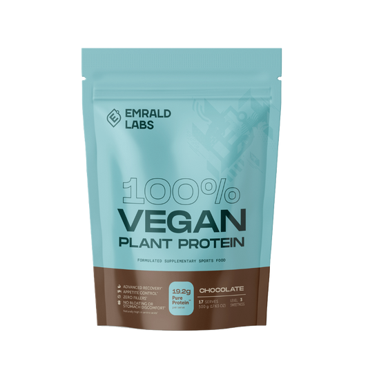 100% Vegan Protein Emrald Labs Vegan protein powder