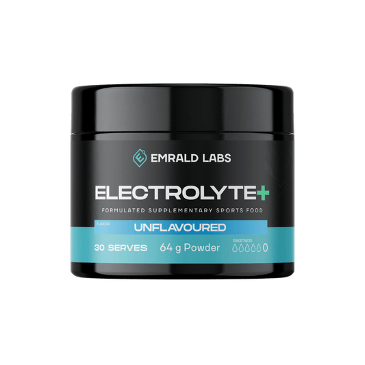 Electrolyte+ (1) & Electrolyte+ Emrald Labs Electrolyte supplements 30 Serves Unflavoured