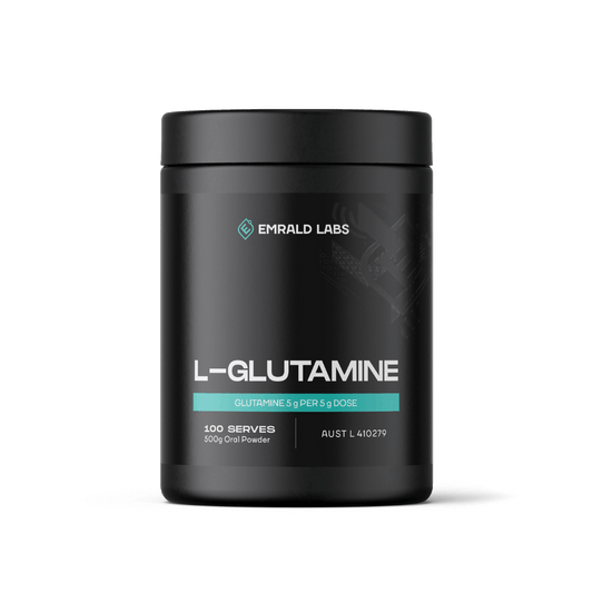 L-Glutamine & L-Glutamine Emrald Labs Glutamine supplements 500g