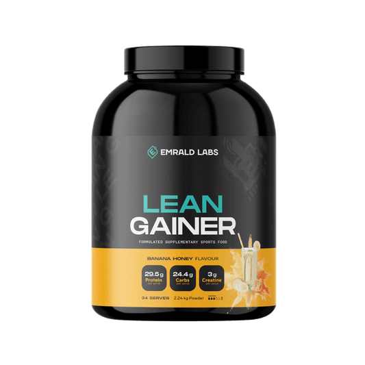 Lean Gainer Emrald Labs Mass gainer protein powder 34 Serves Banana