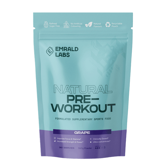 Natural Pre Workout Emrald Labs Low stim pre workout