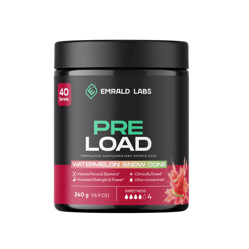 Pre Load Pre Workout Emrald Labs High stim pre workout