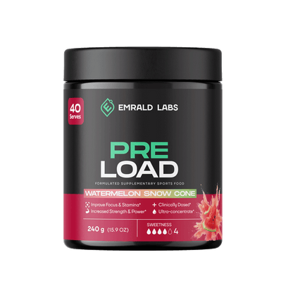 Pre Load Pre Workout Emrald Labs High stim pre workout