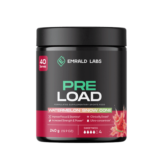 Pre Load Pre Workout Emrald Labs High stim pre workout
