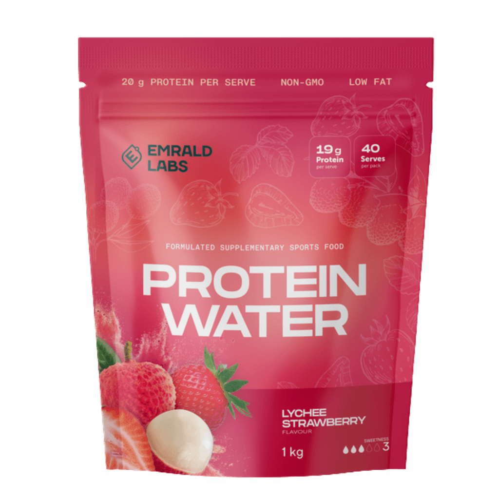Protein Water Emrald Labs Protein water 1kg Lychee Strawberry