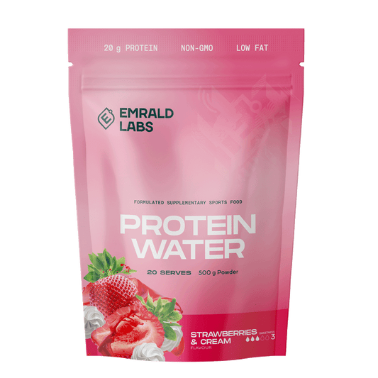 Protein Water & Protein Water Emrald Labs Protein water 500g Strawberries & Cream