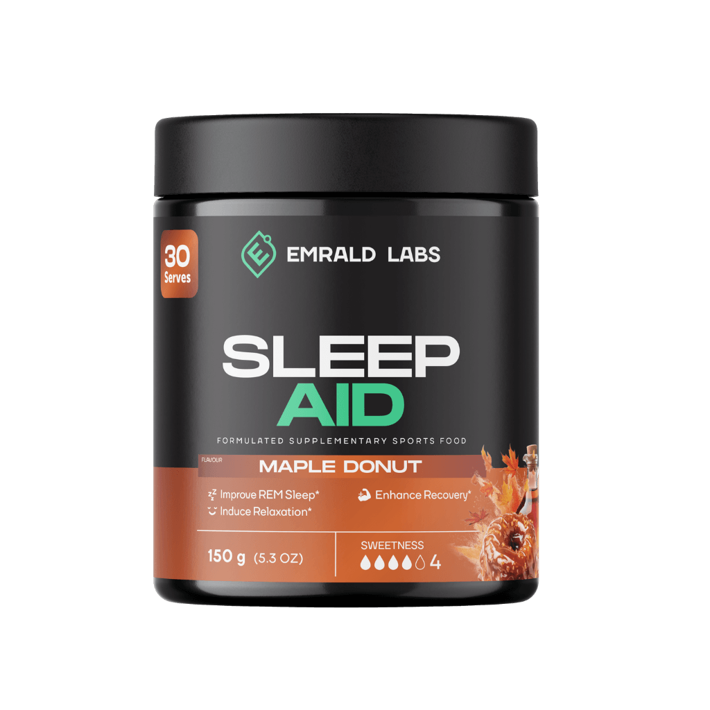 Sleep Aid (2) & Sleep Aid Emrald Labs Sleep supplements 30 Serves Maple Donut