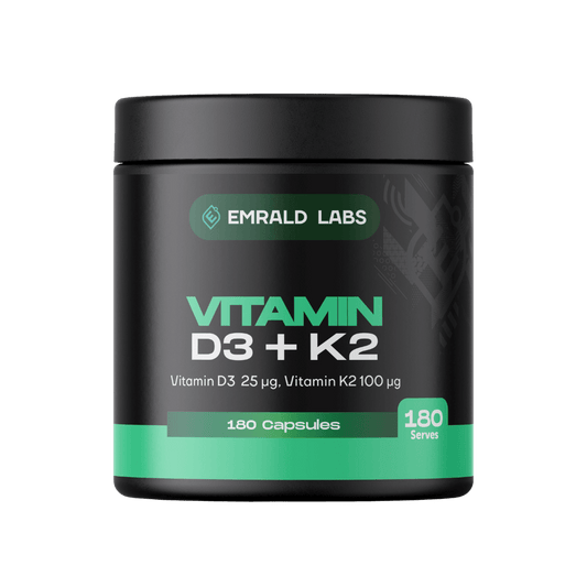 Vitamin D3 + K2 Capsules Emrald Labs Vitamins and minerals supplements