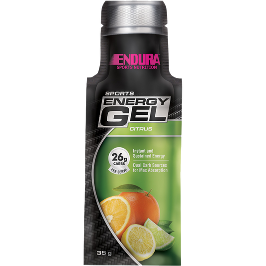 Endura Sports Gel Box Endura Energy gels & Endura Sports Gel Box Endura Energy gels  Citrus