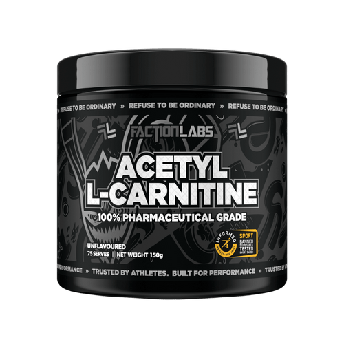 Acetyl L-Carnitine Faction Labs Stimulant free fat burners