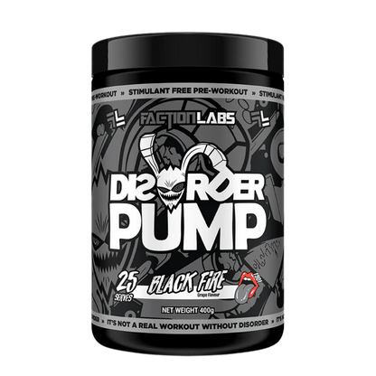 Disorder Pump Faction Labs Pump pre workout supplements