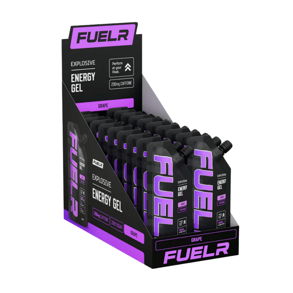 Fuelr Caffeinated Energy Gel Fuelr Energy gels 20 Pack Grape