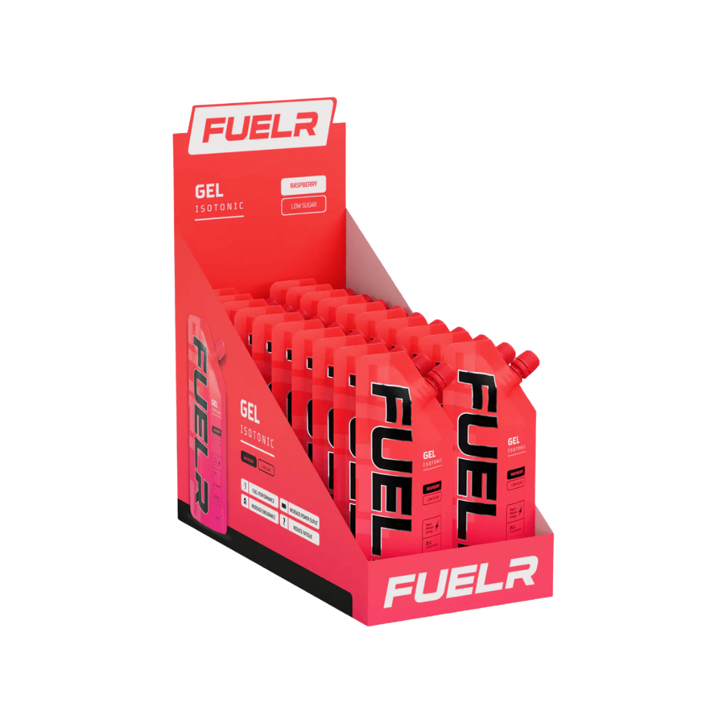Fuelr Isotonic Gel (2) & Fuelr Isotonic Gel Fuelr Energy gels 20 Pack Raspberry